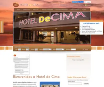 Hoteldecima.com.mx(Hotel de Cima) Screenshot