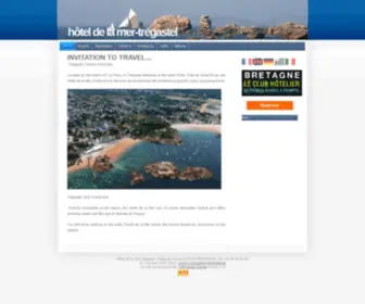 Hoteldelamer-Tregastel.com(Hôtel de la mer) Screenshot