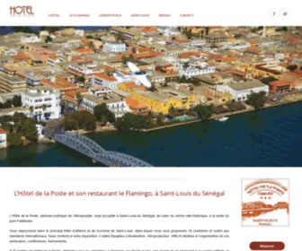 Hoteldelapostesaintlouis.com(L’Hôtel de la Poste et son restaurant le Flamingo) Screenshot