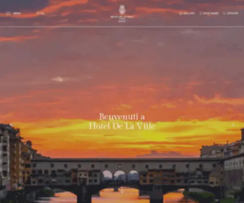 Hoteldelaville.it(Hotel De La Ville Firenze) Screenshot