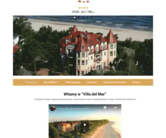 Hoteldelmar.pl(Hotel Ostsee Polen "Villa del Mar") Screenshot