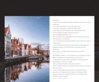 Hoteldemedici.com(Hotel de' Medici in Brugge) Screenshot