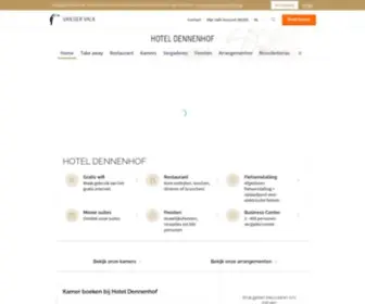 Hoteldennenhof.be(Van der Valk Hotel Restaurant Dennenhof) Screenshot