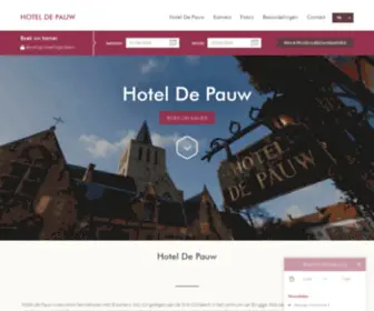 Hoteldepauw.be(Hoteldepauw) Screenshot