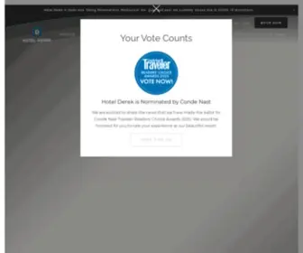 Hotelderek.com(Luxury Boutique Hotel Houston TX) Screenshot