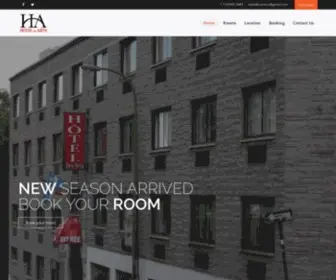 Hoteldesarts.ca(Hotel Des Arts Montreal Downtown) Screenshot