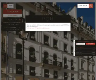 Hoteldesgrandshommes.com(Paris Hotel des Grands Hommes) Screenshot