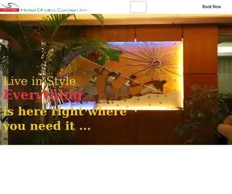 Hoteldhakagardeninn.com(Hotel Dhaka Gardeninn) Screenshot