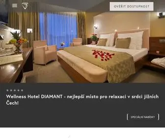 Hoteldiamant.cz(Wellness Hotel Diamant :: Wellness Hotel Diamant Hluboká nad Vltavou) Screenshot
