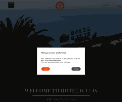 Hoteldluis.pt(Hotel D) Screenshot