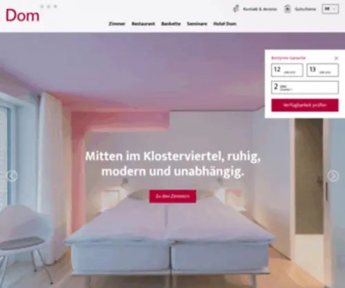 Hoteldom.ch(Hoteldom) Screenshot