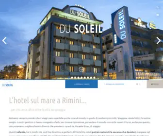 Hoteldusoleil.it(L'hotel sul mare a Rimini) Screenshot