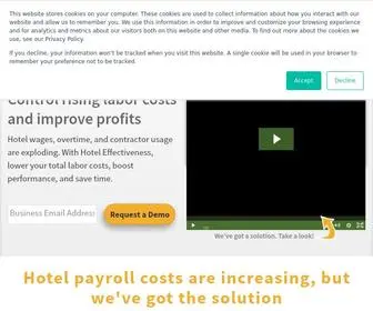 Hoteleffectiveness.com(Labor Management Software For Hotels) Screenshot