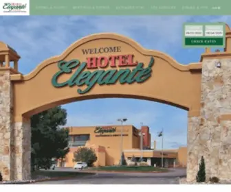 Hotelelegante.com(Hotel Eleganté Conference Center) Screenshot