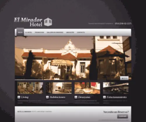 Hotelelmiradorchas.com.ar(HOTEL EL MIRADOR CHASCOMUS) Screenshot