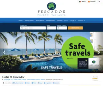 Hotelelpescador.com(Hotel El Pescador en el Centro de Puerto Vallarta) Screenshot