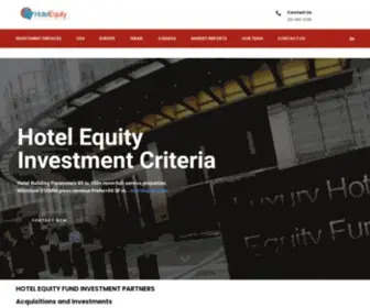 Hotelequityfund.com(Hotel Equity Fund) Screenshot