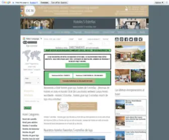Hoteles-5-Estrellas.com(5 star hotels worldwide) Screenshot