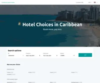 Hoteles-EN-Islas-Del-Caribe.com(Caribbean hotels & apartments) Screenshot