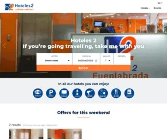 Hoteles2.com(Hoteles h2 WEB OFICIAL HOTELES H2) Screenshot