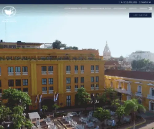 Hotelescharleston.com(Hotels in Colombia) Screenshot