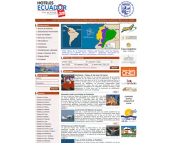 Hotelesecuador.com.ec(Guia Hoteles Ecuador) Screenshot