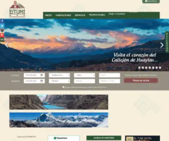 Hoteleseltumi.com.pe(Hotel El Tumi Huaraz) Screenshot