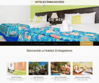 Hotelesembajadores.com(Hoteles) Screenshot