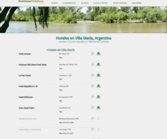Hotelesenvillamaria.com.ar(HOTELES EN VILLA MARIA) Screenshot