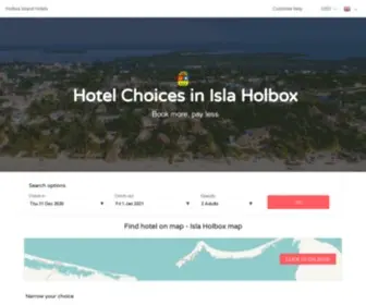 Hotelesislaholbox.com(Isla Holbox hotels & apartments) Screenshot