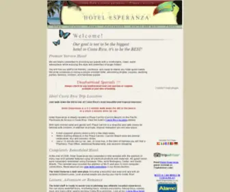 Hotelesperanza.com(Costa Rica Hotel Esperanza in Playa Carrillo) Screenshot