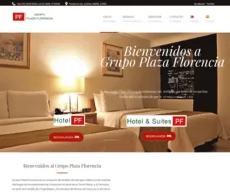 Hotelespf.com(Hotel Plaza Florencia) Screenshot