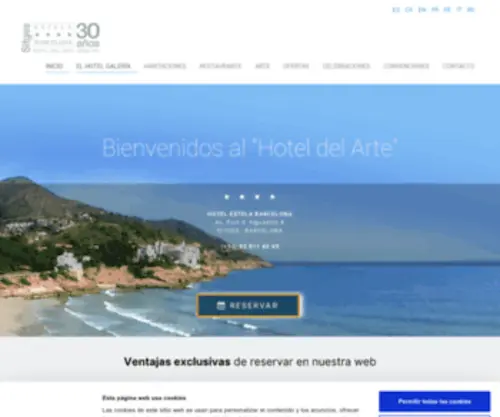 Hotelestela.com(Hotel En Sitges) Screenshot