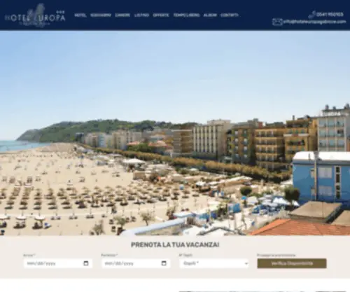 Hoteleuropagabicce.com(Hotel Europa Gabicce Mare) Screenshot