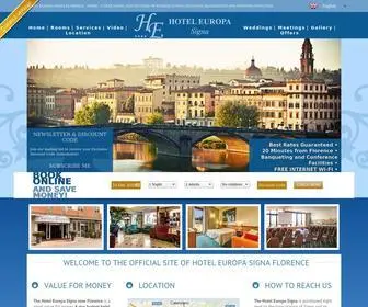 Hoteleuropasigna.it(4 star Hotel Florence) Screenshot