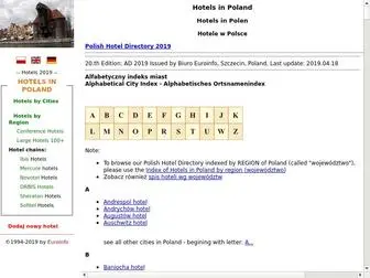 Hotelewpolsce.com.pl(POLAND Hotels in Poland) Screenshot