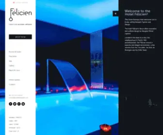 Hotelfelicienparis.com(Best rates on our official site. The Hotel Felicien Paris by Elegancia) Screenshot