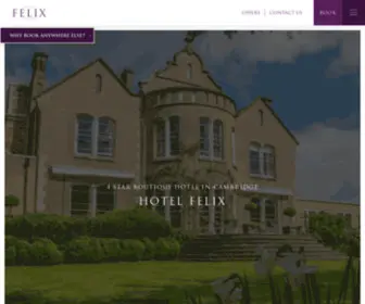 Hotelfelix.co.uk(Hotels Cambridge) Screenshot