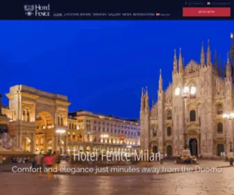 Hotelfenice.it(The Hotel Fenice in Milan) Screenshot