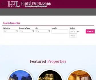 Hotelforlease.in(Hotel For Lease) Screenshot