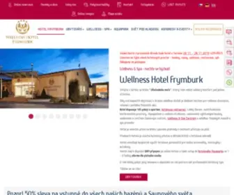 Hotelfrymburk.cz(Hotelové Wellness centrum na jihu Čech) Screenshot