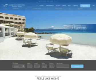 Hotelgabbianoazzurro.com(Gabbiano Azzurro Hotel & Suites Sardinia) Screenshot