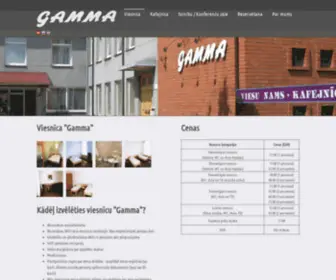 Hotelgamma.lv(Gamma) Screenshot