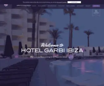 Hotelgarbi-Ibiza.com(Hotel de lujo en Playa d’en Bossa) Screenshot