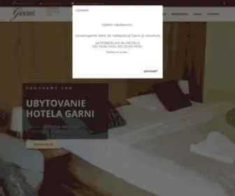 Hotelgarni.sk(HOTEL GARNI) Screenshot