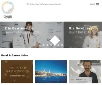 Hotelgastrounion.ch(Hotel & Gastro Union) Screenshot