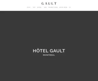 Hotelgault.com(Hotel Gault) Screenshot