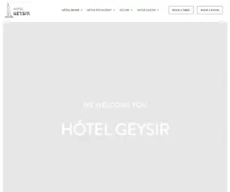 Hotelgeysir.is(Hotel Geysir) Screenshot