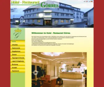 Hotelgoerres.de(Görres) Screenshot