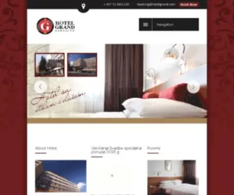 Hotelgrand.com(Hotel Grand Sarajevo) Screenshot